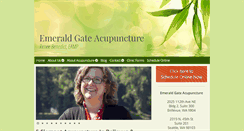 Desktop Screenshot of emeraldgateacupuncture.com